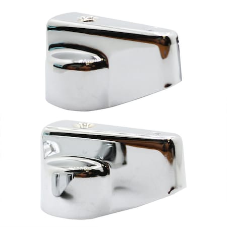 Thrifco Plumbing Universal Small Canopy Lever Handles, Chrome, Replaces Danco 80 4401580